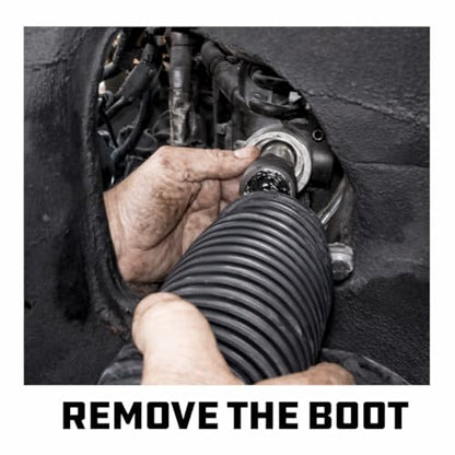 Powerbuilt Inner Tie Rod Kit, Install and Remove Tie Rods, Tool Set Services Vehicles, Trucks, SUVs, Storage Case - 641449 - style: 8 Piece