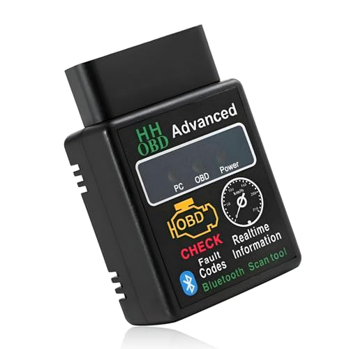 Bluetooth OBD2 Scanner for Car, Wireless Check Engine Light Code Reader Diagnostic Scan Tool with Exclusive App, Professional OBD II Scanner Read and Clear Error Codes