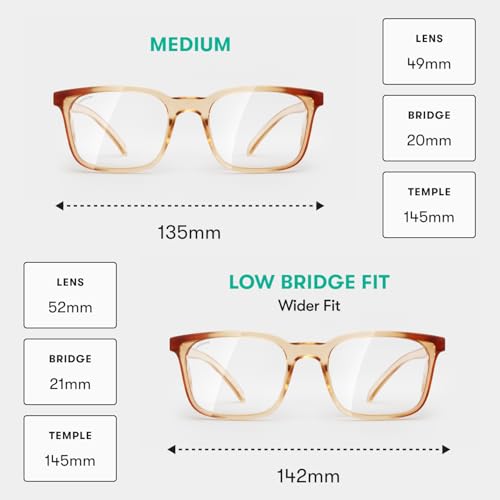 Stoggles Rectangle Z87.1 Certified Safety Glasses, Blue-Light, UV Blocking Lens, Top & Side Shield, Anti-Fog, Stylish Eyewear - color: Antique, size: Medium Standard Fit