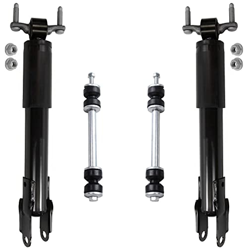 Detroit Axle - Front Shocks Sway Bars for 2011-2019 Chevrolet Silverado | 2500HD 3500HD GMC Sierra 2500HD 3500HD, 2 Shock Absorbers 2 Sway Bars 2012 2013 2014 2015 2016 2017 2018 Replacement - size: 4AS47170/shock kit