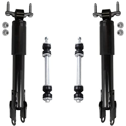 Detroit Axle - Front Shocks Sway Bars for 2011-2019 Chevrolet Silverado | 2500HD 3500HD GMC Sierra 2500HD 3500HD, 2 Shock Absorbers 2 Sway Bars 2012 2013 2014 2015 2016 2017 2018 Replacement - size: 4AS47170/shock kit