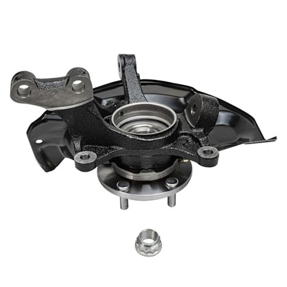 Detroit Axle - AWD 4pc Steering Knuckles Kit for 04-09 Lexus RX330, 06-08 RX400h, 06-07 Toyota Highlander, 2 Front Steering Knuckles & Wheel Bearing Hubs 2 Rear Wheel Bearing and Hubs Replacement - size: 4UW48629/Kit