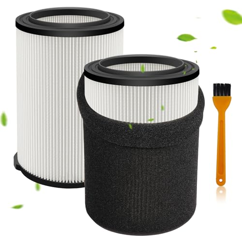 Wet/Dry Vac Filter WS21200F Replacements for Workshop 5-16 Gallon Shop Vacuum Cleaners-2 Pack