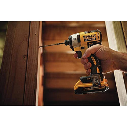 DEWALT 20V MAX* XR Impact Driver Kit, Brushless, 3-Speed, 1/4-Inch, 2.0-Ah (DCF887D2), Pack of 1 - style: NEW - 20V MAX XR Impact Driver Kit