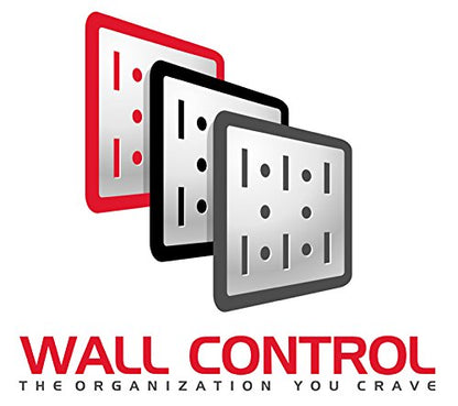 Wall Control 30-P-3232B Black Metal Pegboard Pack - (2) 32" Tall x 16" Wide Black Pegboards - color: Black