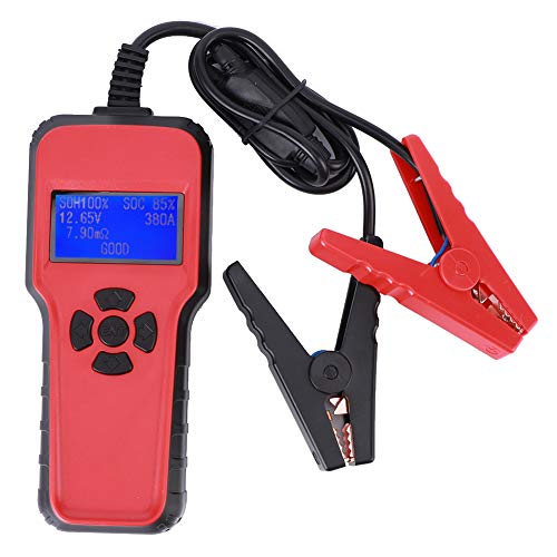 AE1801 Car Battery Tester, Digital Battery Analyzer, 12V Battery Capacity Tester with 24in. LCD Display, Multi Language Support for CCA, CA, BCI, MCA Standards,