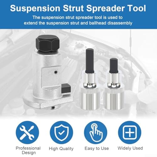 Strut Removal Tool Set Hydraulic Shock Absorber Socket with Knuckle Spreader - Professional Auto Suspension for Service Kit for Ford Domestic Models