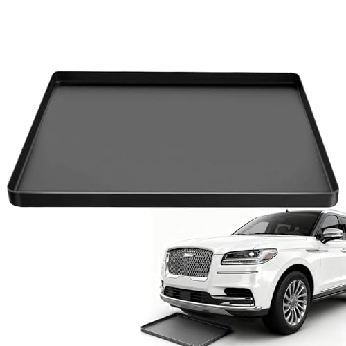 Oil Drip Pan for Under Car 34" x 22" Silicone Oil Spill Mat for Garage, Oil Change Mat with Raised Edge,Reusable Oil Drain Pan,Waterproof,Oil-Proof, Non-Slip,Garage Floor Protector- Black - color: Black