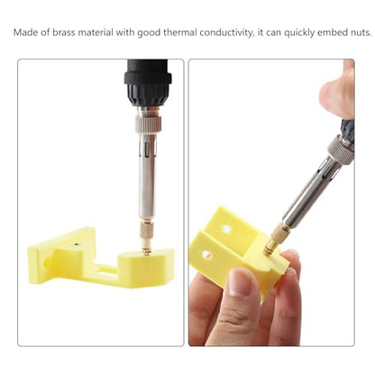 Soldering Iron Kit, 60W Digital Soldering Iron with Interchangeable Iron Tips, Soldering Welding Iron Kit for any Hobby Enthusiast 110V-240V (US Plug)
