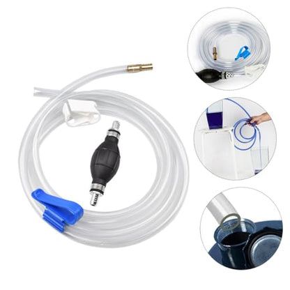 Cabilock 1 Set Manual Suction Water Pump Hose Kit Practical Home Siphon for Oil Water Transfer Durable Flexible Design Easy to Install for Home and Automotive Use Reliable Performance