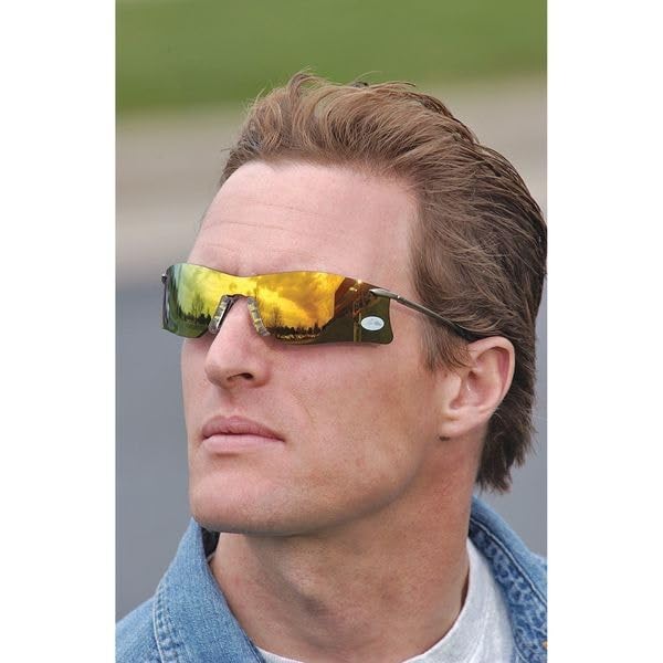 MCR Safety Glasses T4112AF Rubicon T4 Gray Lens with UV Protection and Anti-Fog Coating, 1 Pair - size: 1 Count (Pack of 1)