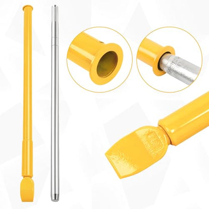 Heavy Duty Tire Bead Breaker Slide Hammer Kit 46.3" Portable Tire Changing Tool with Duck-Billed Hammer & Tire Lever Set for Car Truck Trailer SUV ATV Tractor – Manual Bead Separation Impact Tool
