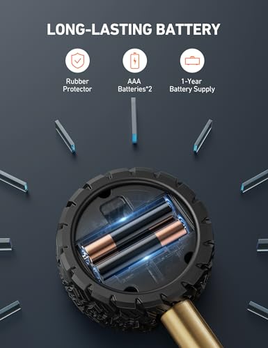 AstroAI Tire Pressure Gauge for Cars with Backlit LED, Solid Brass with Rubber Hose, Air Bleeder Valve, ANSI B40.7 Grade 2A(±0.5%), 3-250PSI - size: 3-250PSI