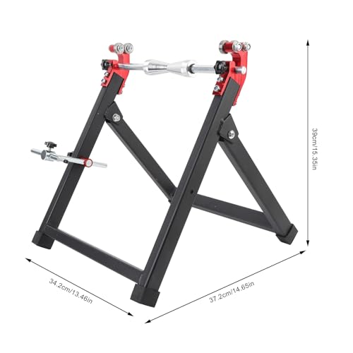 Motor Bike Wheel Balancer Stand, Heavy Duty Steel, Balancing Tool for Sport Dirt Bike, Foldable Portable Design, Suitable for Off Road Motorcycles, Sports Bikes, Road Bikes,