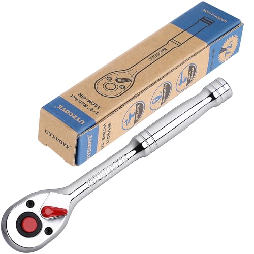 1/4 Inch Drive Ratchet Wrench, 1/4 Ratchet, Socket Wrench, 72-Tooth Quick-release Reversible Cr-Mo Head, Chrome Steel Made - 5.9''15cm - size: 1/4" Standard Ratchet - 5.9 inch