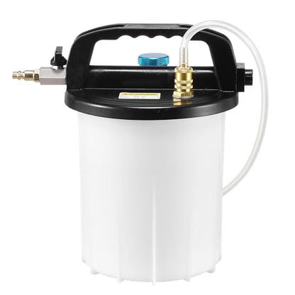 VEVOR Brake Bleeder Kit, 3L Brake Fluid Extractor with 1L Siphon Refilling Bottle & 13 Hose Connectors, Complete Brake Fluid Bleeder Kit with Extended Silicone Hose & Handle, Fit for Most Vehicles