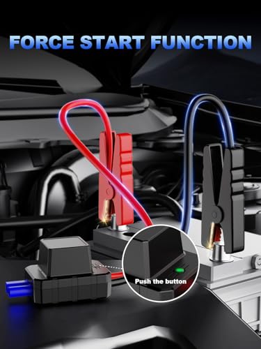 Jumper Cables for Car Battery Cable Wire Heat Resistant Smart Jump Clamp | Rvs & Charge Heavy Duty Vehicles Tools