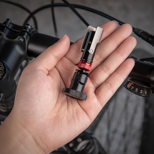 Handlebar End Plugs with CO2 Inflator - Handlebar Insert Bicycle Tire Pump Presta/Schrader Valve Compatible - Bike Tool for Mountain,Road Bicycle - style: KONG-CO2