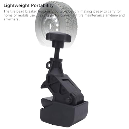 Luocute Manual Tire Bead Breaker, Portable Tire Changer Tool for Car Motorcycle, with High Strength ABS Material