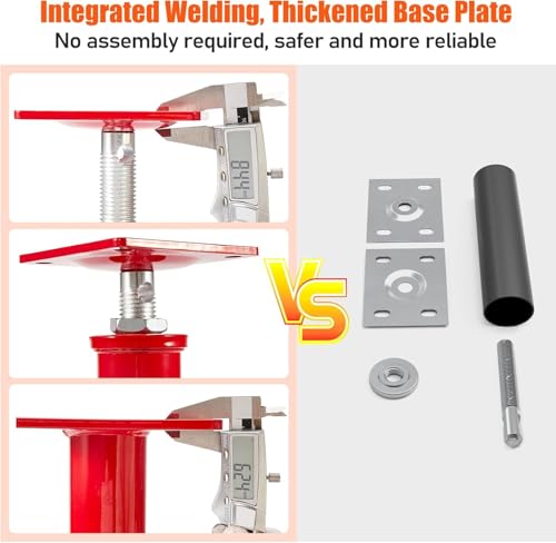 4 Pack House Jacks for Leveling Crawlspace, 16" - 21" Height Range, 11023 lbs Max Load Capacity, House Floor Jacks Post Pole for Leveling - size: 16" - 21" (4 Pack)
