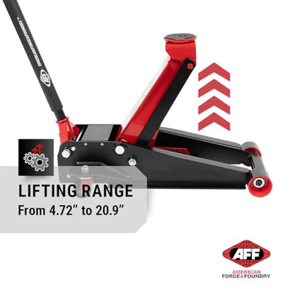 AFF 4 Ton Car Jack - Hydraulic Floor Jack with Lightning Lift - Heavy Duty - style: Heavy Duty