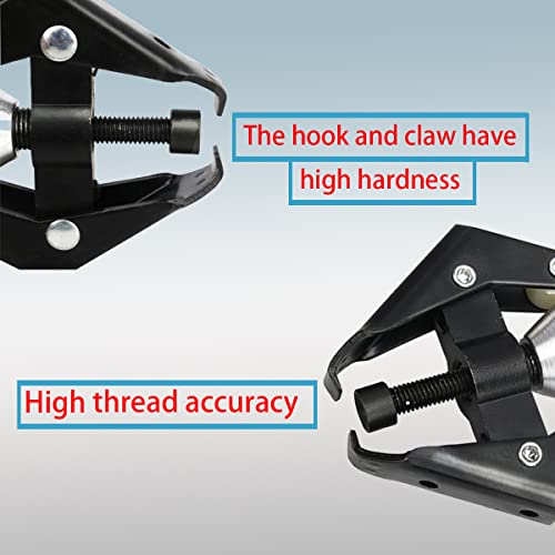 Battery Terminal and Wiper Arm Puller, Heavy Duty Arm Bearing Remover Puller Tool, Windshield Wiper Repair Tool Kit 6-28 mm, Automotive Replacement Accessories Universal for Most Cars (Style 1) - size: Style 1