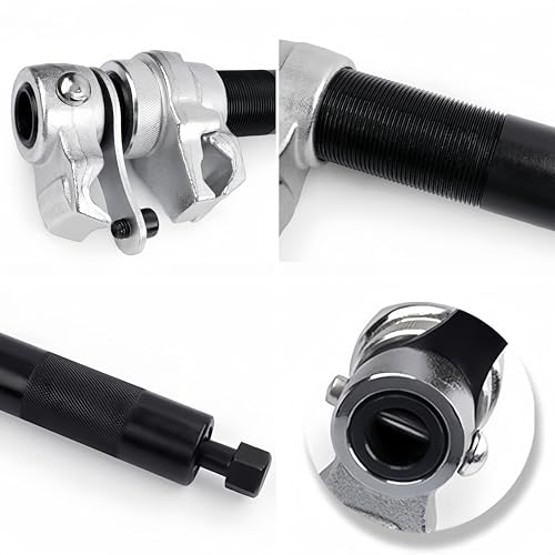 2PCS Spring Compressor Tool, Automotive Coil Spring Compressor Tool, Heavy Duty Macpherson Strut Spring Compression Set with Safety Bracket, Max 2200LBS, for Car Truck ATV UTV