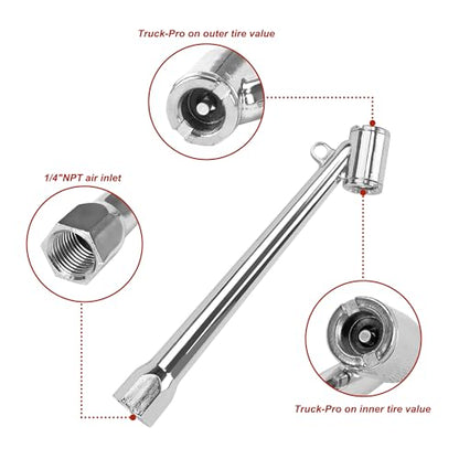 17PCS Air Compressor Accessories Attachment Kit, 1/4’’ Air Hose Fittings, Blow Gun, Tire Gauge, Air Chuck