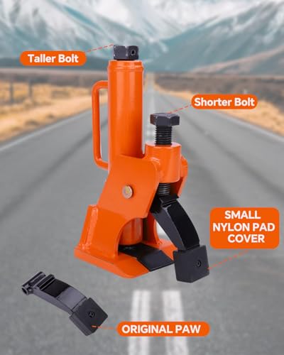 Manual Tire Bead Breaker Tool, Heavy Duty Tire Changer for 38–42 Inch Tires, Tire Bead Removal and Changing Tool for ATV, UTV, Tractor, Truck, Golf Cart with Gloves