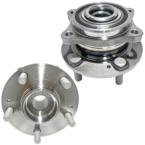 513266 Front Rear Wheel Bearing Hub Assembly for Hyundai Santa Fe Sport XL, Veracruz, Kia Sorento Rondo 2007-2020, 51750-2B000, 51750-3J000 (2PCS) - size: 513266