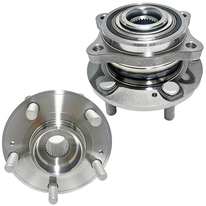 513266 Front Rear Wheel Bearing Hub Assembly for Hyundai Santa Fe Sport XL, Veracruz, Kia Sorento Rondo 2007-2020, 51750-2B000, 51750-3J000 (2PCS) - size: 513266