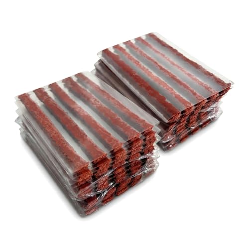 90pcs 4" Brown Tire Repair Strings, Automotive Tool Tire Repair Plugs, Tire Plugs Heavy Duty for Tubeless Tires Car, Bike, ATV - size: 90 PCS