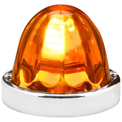 GG Grand General 92430 Stainless Steel Dark Amber Watermelon Glass Lens Kit for #1156, Bulb not Included - color: Dark Amber, style: 1156 Bulb Base