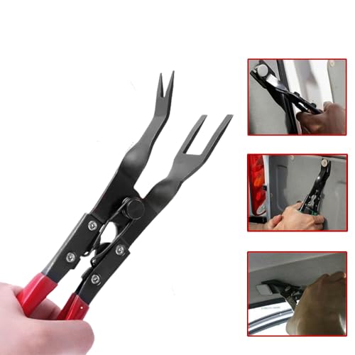 Panel Clip Removal Pliers - Universal Auto Door Car Upholstery Trim Clip Removal Plier Tool - color: Panel Clip Removal Pliers