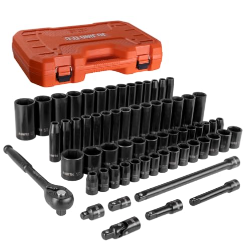 1/2" Drive Master Impact Socket Set, 65 Piece - size: 1/2" 65pcs