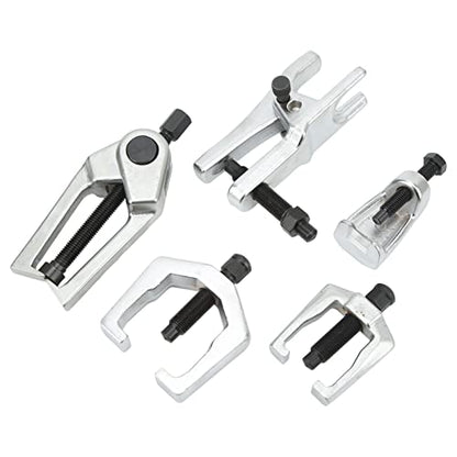 Ball Joint Separator Tool Set Heavy Duty Alloy Steel Pitman Arm Puller Tie Rod End Remover Kit for Trucks and Import Vehicles 5 Piece with Storage Box