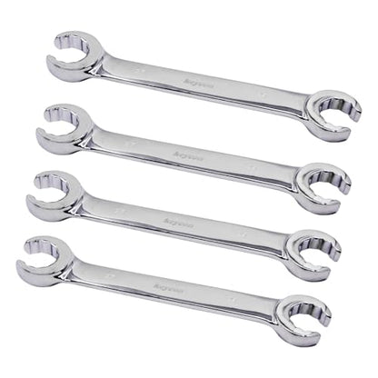 Flare Nut Wrench 24mm x 27mm Metric Double Open End for Removing Replacing Nuts, 1 Piece - size: 24mm x 27mm