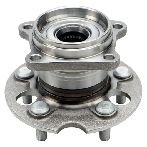 Detroit Axle - 4pc AWD Front Steering Knuckles Rear Wheel Bearing Hubs for 2004 2005 2006 2007 2008 2009 2010 Toyota Sienna, 2 Steering Knuckles 2 Non-ABS Wheel Bearing Hubs Replacement - size: 4UW48672/Kit