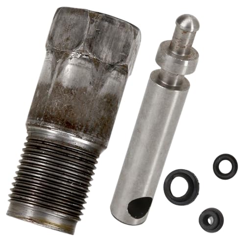 Hydraulic Vertical Jack Oil Pump – Easy Installation Black Metal Core Accessories Cylinder Piston Plunger Parts 55mm Length Sealing Set Auto Repair Tools Replacement Accessory, Easy to Install