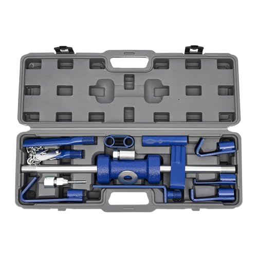 Slide Hammer Dent Puller Set, Automotive Hammer Puller Frame Set Heavy Duty Auto Body Truck Repair Tool Kit Automotive Dent Remover with Carrying Case