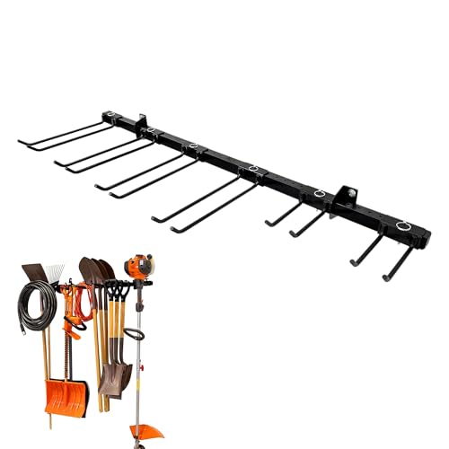 StoreYourBoard Tool Storage Rack – Heavy Duty Garage Tool Organizer Wall Mount for Garden Tools, Rakes, Shovels, Garage Hooks, Steel Gear Hanger Holds 300 lbs - style: Tool Rack