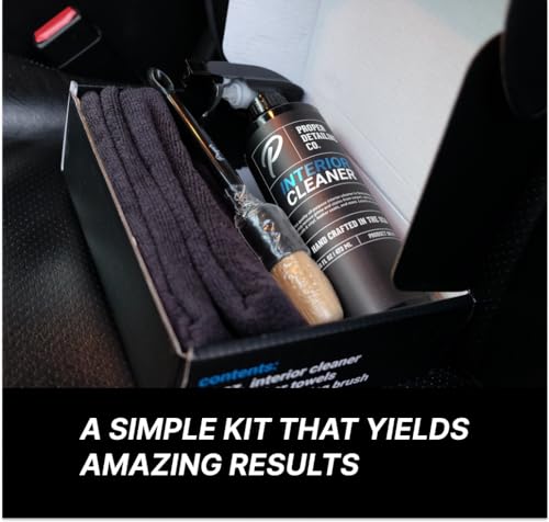 Interior Car Cleaning Kit - Professional Auto Detailing Supplies with Brush for Complete Vehicle Interior Detailing - Car Interior Cleaner Kit for Deep Cleaning. Car Detailing Interior Detailing Kit. - size: Kit