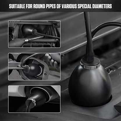 AUTOOL Universal Easy Intake Adapter for 12V Vehicle Pipes Fuel Leakage Detector Diagnositc Tester