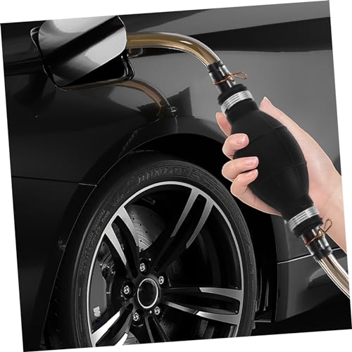 Zerodeko 1set Hand Gas Pump Siphon Hose Manual Fuel Transfer Pump Kit for Gas Oil Fluid Siphon Hose for Automotive Use Lightweight and Easy to Operate