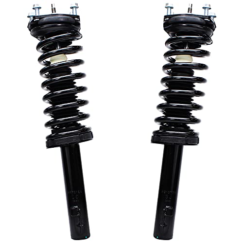 Detroit Axle - 2 Front Struts for 2005-2010 Jeep Grand Cherokee 2006-2010 Commander Complete Struts with Coil Spring 2006 2007 2008 2009 Replacement Ready Strut Shocks Assembly - size: 171377L_171377R/PAIR