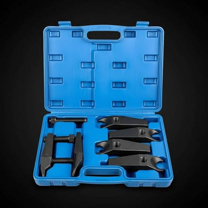 6 Pieces Ball Joint Separator Kit Various Sizes Ball Joint Puller Set Carrying Case Included Tie Rod End Remover Set for DIY Enthusiasts