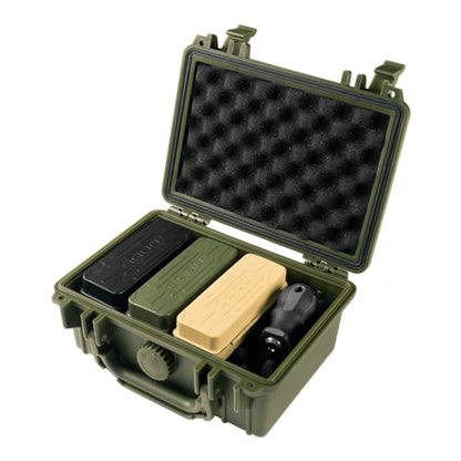 KESI Tool 77-Piece Torx bit Set Fully Armed Set with Waterproof Camera Hard Protective Case with 29-Piece 1/4" Multi Function Bits Set & 13-Piece 1/4" Spline Set & 35-Piece Precision Bits Set (Green) - size: Full Gear Set with Green case