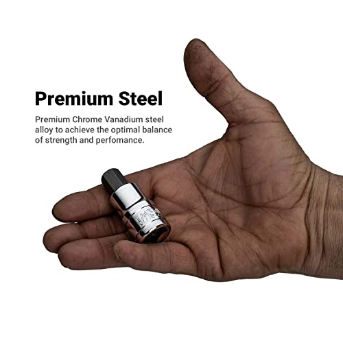 Capri Tools 3-0532 2.5 mm Hex Bit Socket, 1/4-Inch Drive, Metric - size: 2.5 mm, 1/4-Inch Drive