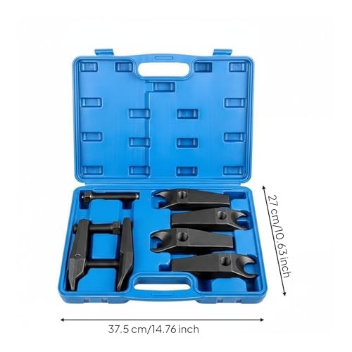 6 Pieces Ball Joint Separator Kit Universal Compatibility Ball Joint Puller Set Straightforward Tie Rod End Remover Tool for Mechanics