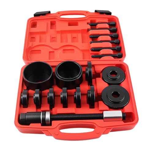 maXpeedingrods 19pcs Front Wheel Drive Bearing Removal Installation Tool Kit, FWD Wheel Bearing Press Puller Service Tool Set, Automotive Wheel Bearing Install/Remover Master Kit